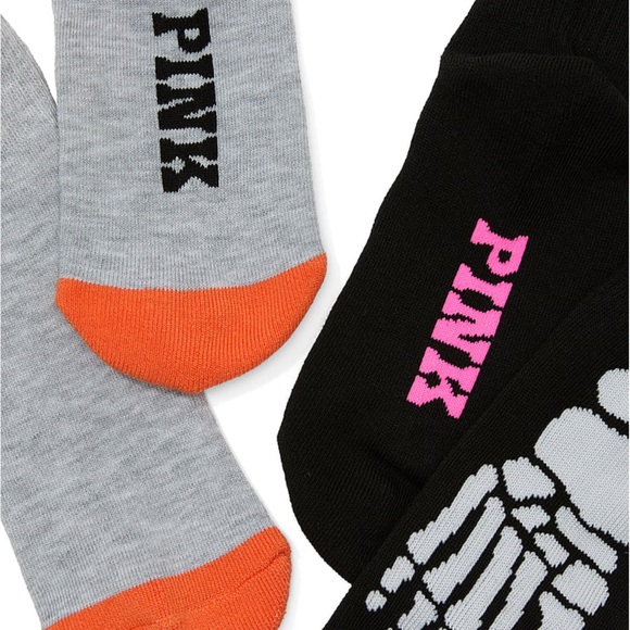 Pink Halloween 2-Pack Crew Socks - Picture 2 of 4